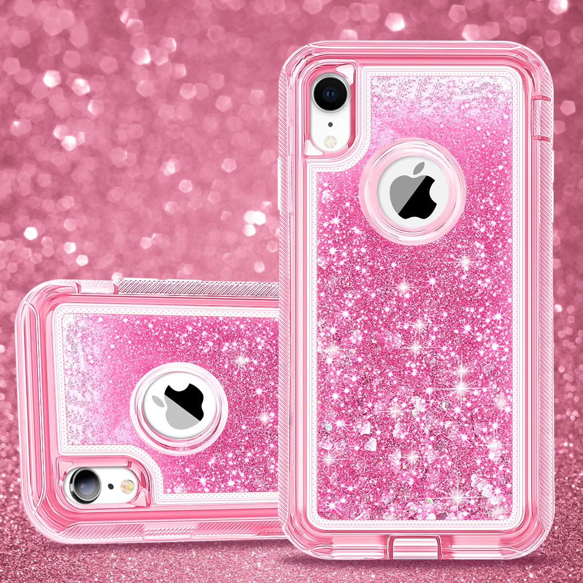 Jakpak Case For Iphone Xr Case Glitter Bling Sparkle For Girls Woman Iphone Xr Case Heavy Duty Shockproof Full Body Protective S